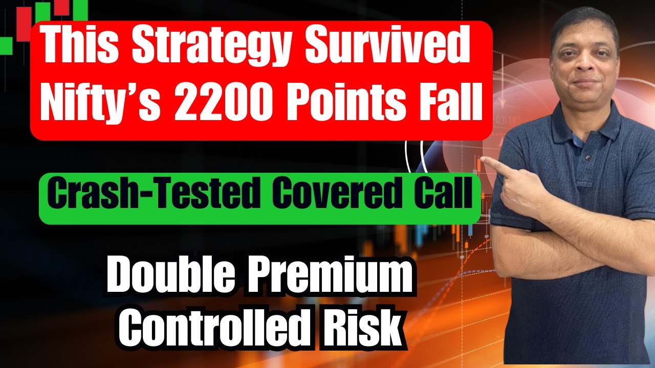 Covered Call With Hedge – Nifty’s Crash Month Performance | Stress-Tested in a 2200-Point Fall