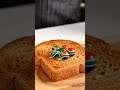 Marble Country Flags Spread On Toast - Satisfying ASMR