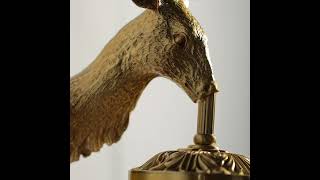 Antler Crystal Wall Lamp