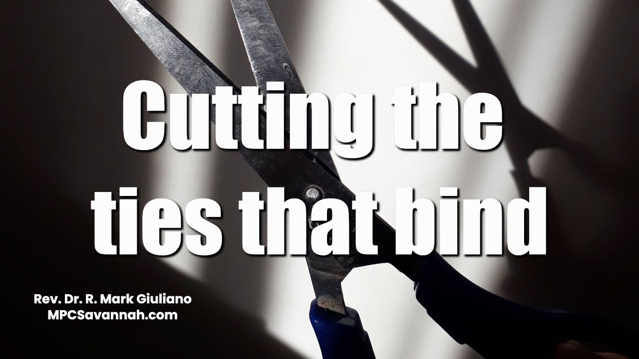 Cutting the ties that bind . . . Dr. R.