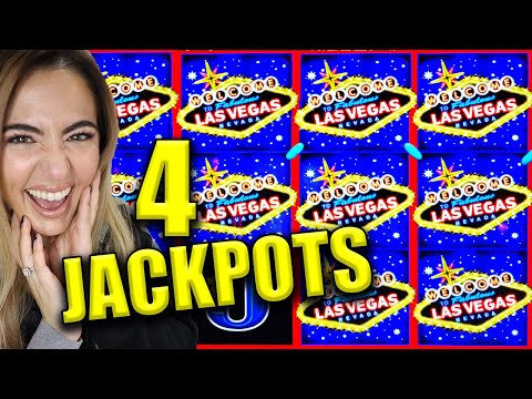 The HOTTEST SLOT MACHINE in Las Vegas!! 4 JACKPOT HANDPAYS!