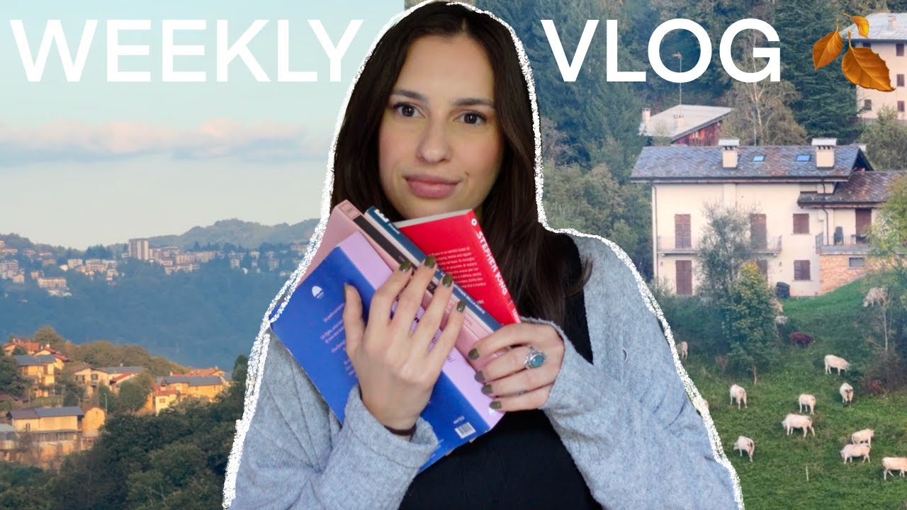 Quanto leggo in una settimana | Reading routine weekly vlog 📚