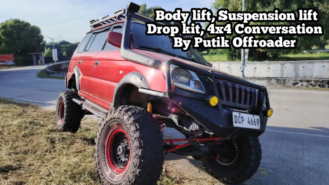 Drop kit & 4x4 Conversion ( MItsubishi Adventure ) solid Build by Putik ...