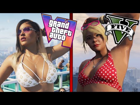 GTA6 vs. GTA5 | THE FIRST COMPARISON