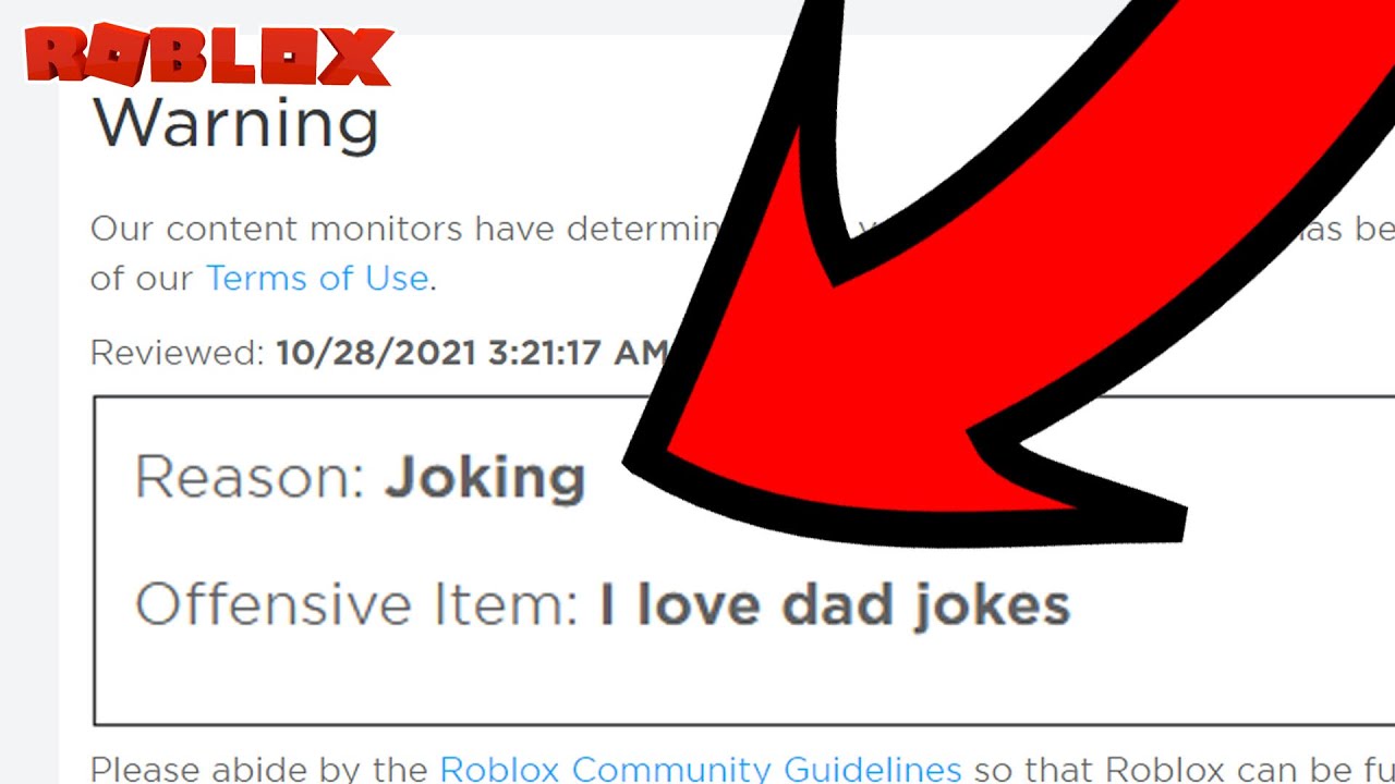 I almost got banned on Roblox for joking