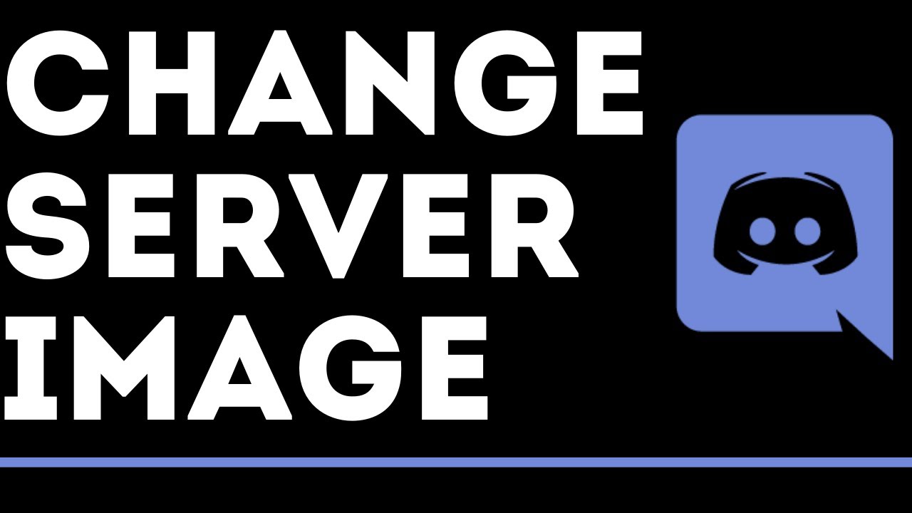 How To Change Discord Server Image Upload Custom Server Icon Youtube