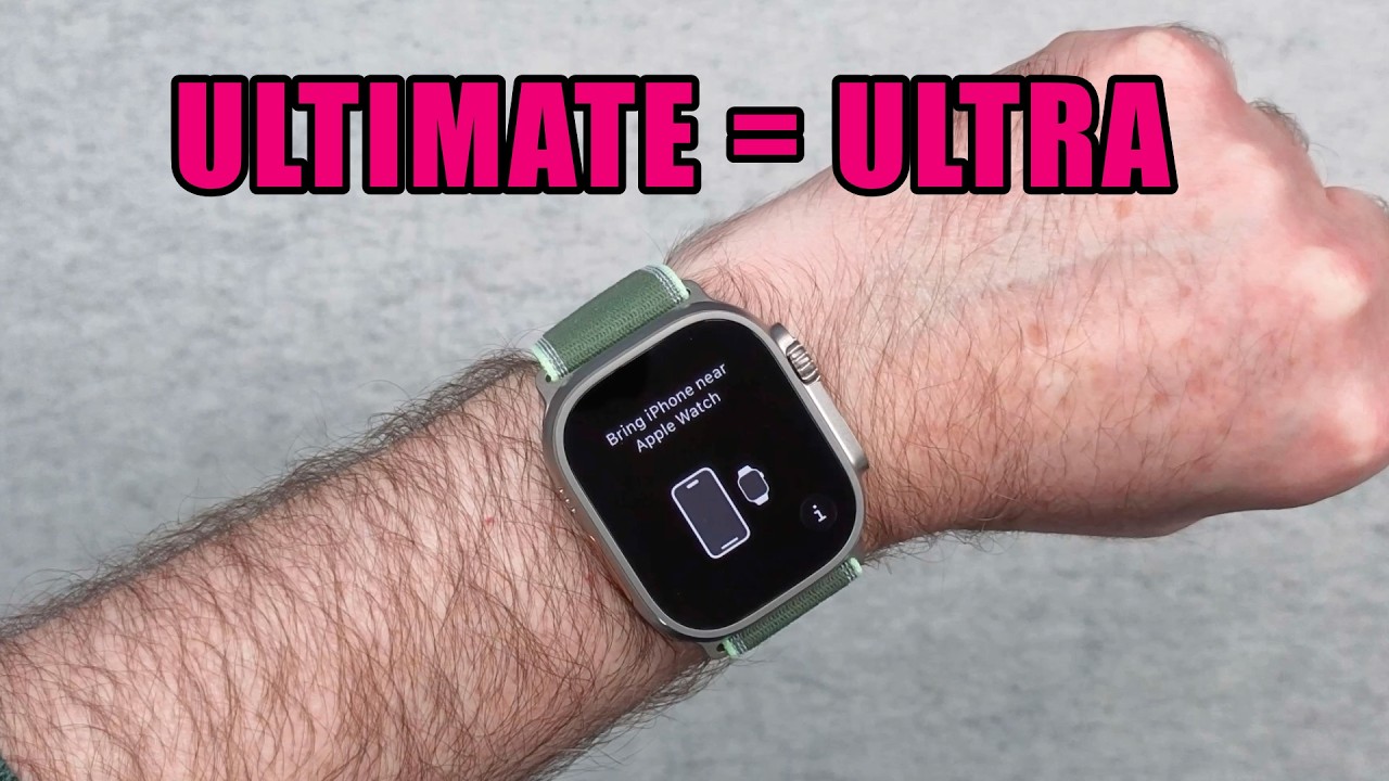 Распаковка и первый взгляд на Apple Watch Ultra 3