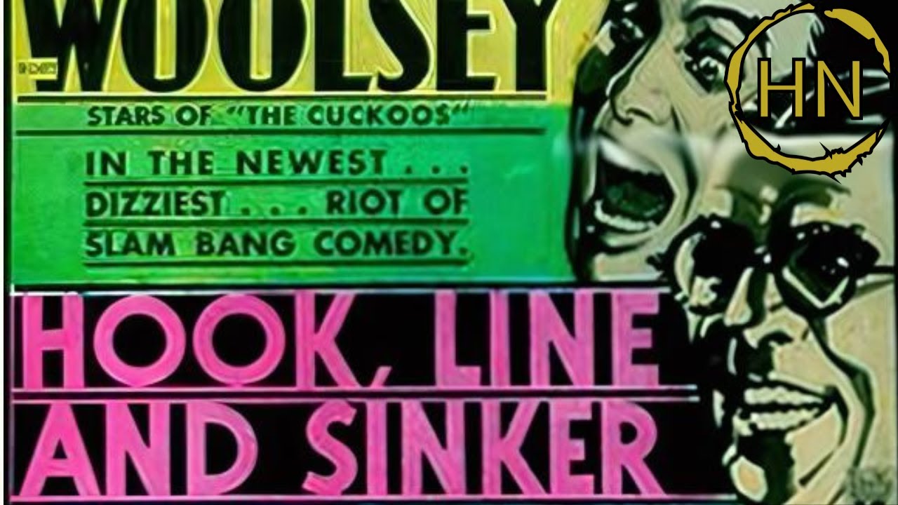 Hook, Line And Sinker (1930) (HD)  Full Movie Free Classic Slapstick Comedy Bert Wheeler 