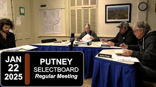 Putney Selectboard Mtg 1/22/25
