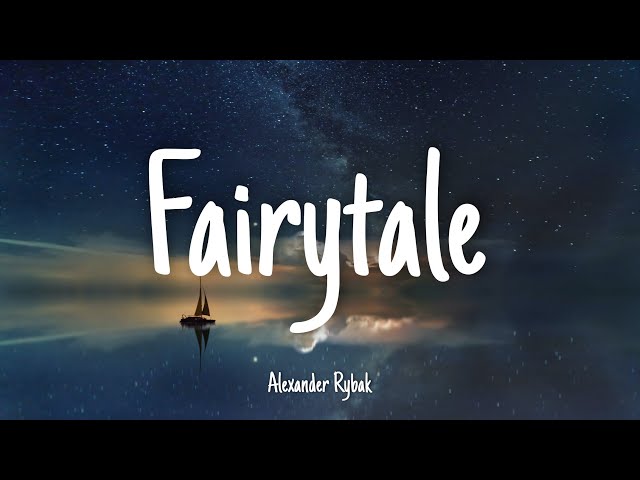 Fairytale - Alexander Rybak | Lyrics [1 HOUR] class=
