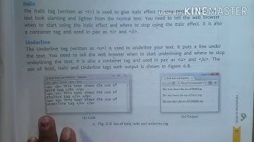 Computer :- class 7th :- chapter - Introduction To HTML  ( part -3 )