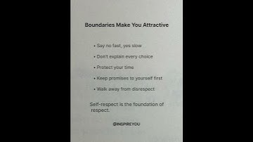 People Respect You More When You Do THIS ✨💯 #boundaries #selfrespect #mindsetskills #attractivefacts