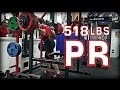 MONSTER SQUAT PR!! 518lbs (235kg)