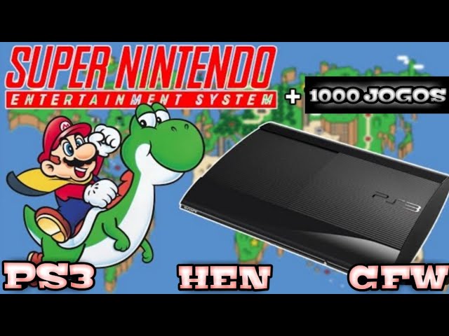 COMO INSTALAR EMULADOR DE SUPER NINTENDO NO PS3 HEN E COLOCAR MAIS