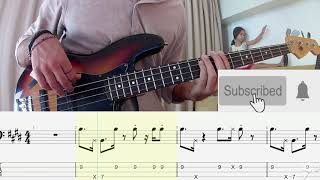Video thumbnail of "10CC - I'm Not in Love BASS COVER + TAB + SCORE"