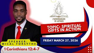 Youth Week of Prayer 2026 Friday - Cayman Islands - Mical Forsythe