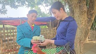 Full video: 45-day journey of a single mother completing a wooden house with cheap materials