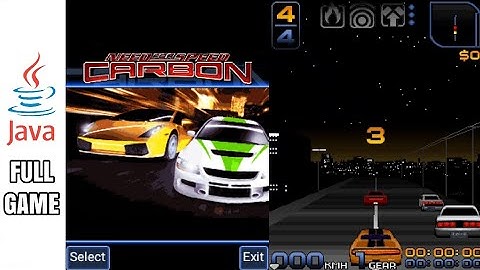 NEED FOR SPEED CARBON 2D - Java Game (Full Gameplay No Commentary)