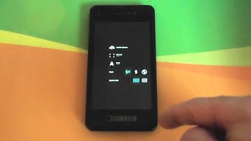 Accessing An Action Menu Item On BlackBerry 10