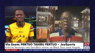 Prime Sports: Antoine Semenyo nets last ditch winner as Black Stars Angola - JoyNews (23-3-23)