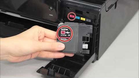 Install the ink cartridges [Brother Global Support]