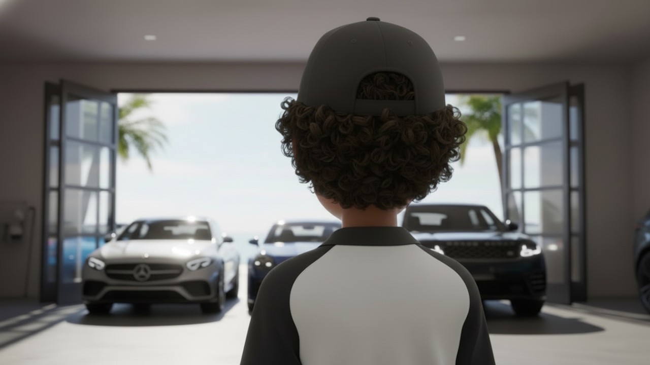 A MODA - Diax, Sheikinho e LKMad (A.I Generated Visualizer)