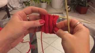 How to knit. Вязание спицами. Урок 8. Резинка на шапки How to knit. Вязание спицами. Урок 8. Резинка на шапки