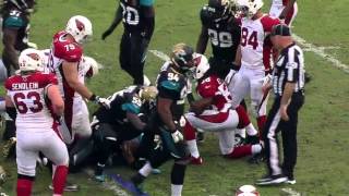 Jacksonville Jaguars Jason Babin Ripped Out Andre Ellington's Dreadlocks