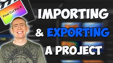 Final Cut Pro X - IMPORTING & EXPORTING A PROJECT // Full Video Workflow For YouTube