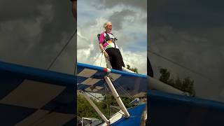 97-Year-Old Woman Walks on Airplane Wings and Breaks World Record 97-Year-Old Woman Walks on Airplane Wings and Breaks World Record