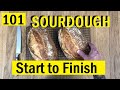 101: Beginners NO KNEAD Sourdough Loaf, Start to Finish - Bake With Jack