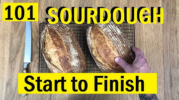 101: Beginners NO KNEAD Sourdough Loaf, Start to Finish - Bake With Jack