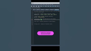 #Python Data Structures Explained Using #Spyder! (Lists, Tuples, Dicts, Sets, Strings)