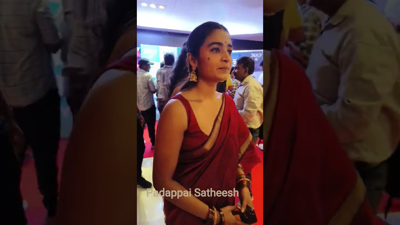 😊❤️Chaithra J Achar in 3BHK MOVIE PROMOTION