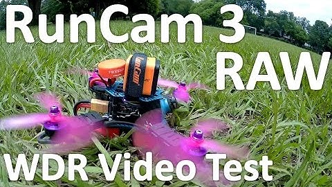 RunCam 3 RAW Video Test and Sound Test