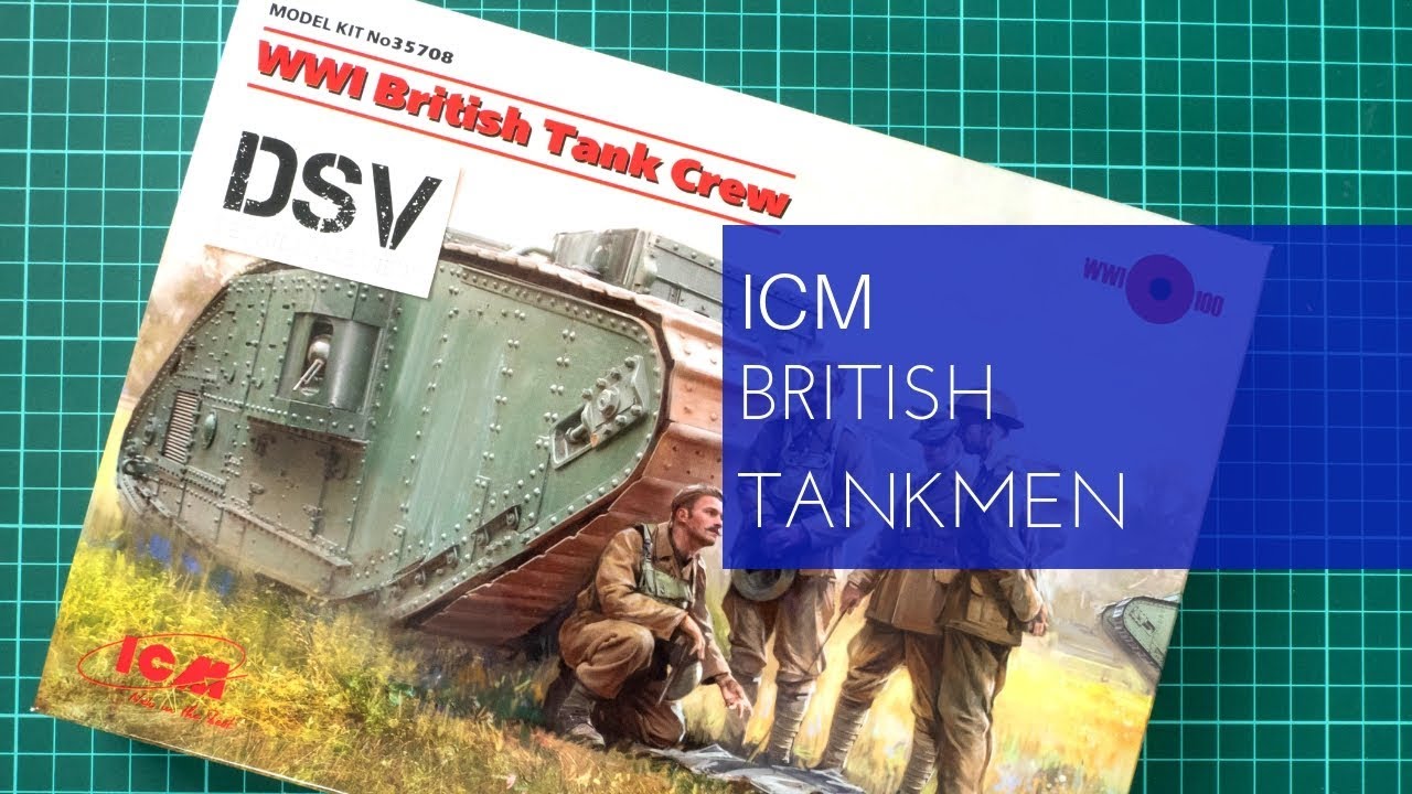 ICM 1/35 WWI British Tank Crew (35708) Review