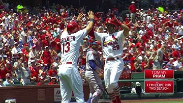 NYM@STL: Pham lines two-run homer down the line