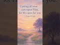 1 PETER 5:7 #bibleverse #bible #fyp #foryou