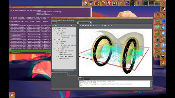 Plotter test 3D rotation on a small virtual machine - Mayavi 2 test examples