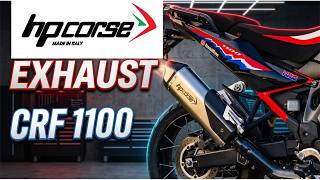 HP CORSE EXHAUST ON AFRICA TWIN CRF1100L | The Sound Is INSANE!