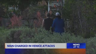 Man charged in violent Venice attacks