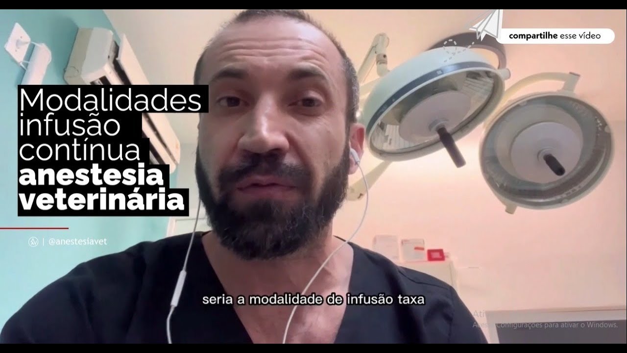 Modalidades infusão contínua anestesia veterinária