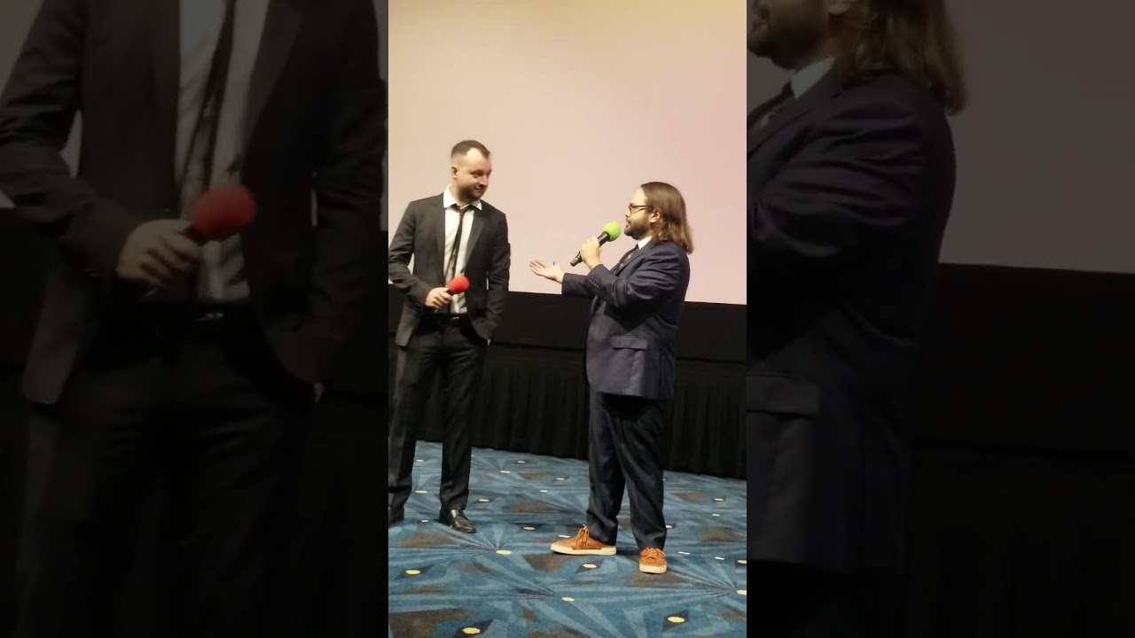 ART OF A HIT Premiere:  CHARLIE SAXTON and GAELAN CONNELL introduced the film before screening ..
