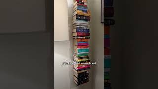 Theses are so easy to install but also reflect the design sense of my corner #bookshelf #homefinds