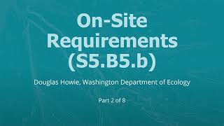 EWA Training Sessions - Part 2: On-Site Requirements (S5.B5.b)