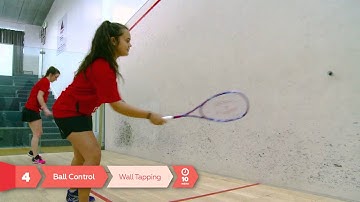 SquashStart Lesson 4 - Ball Control: Wall Tapping
