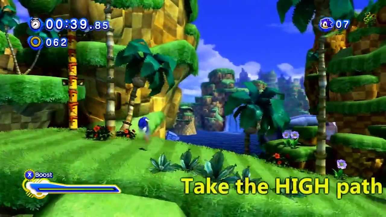 Sonic Generations Green Hill Zone Act 2 - Modern Sonic 