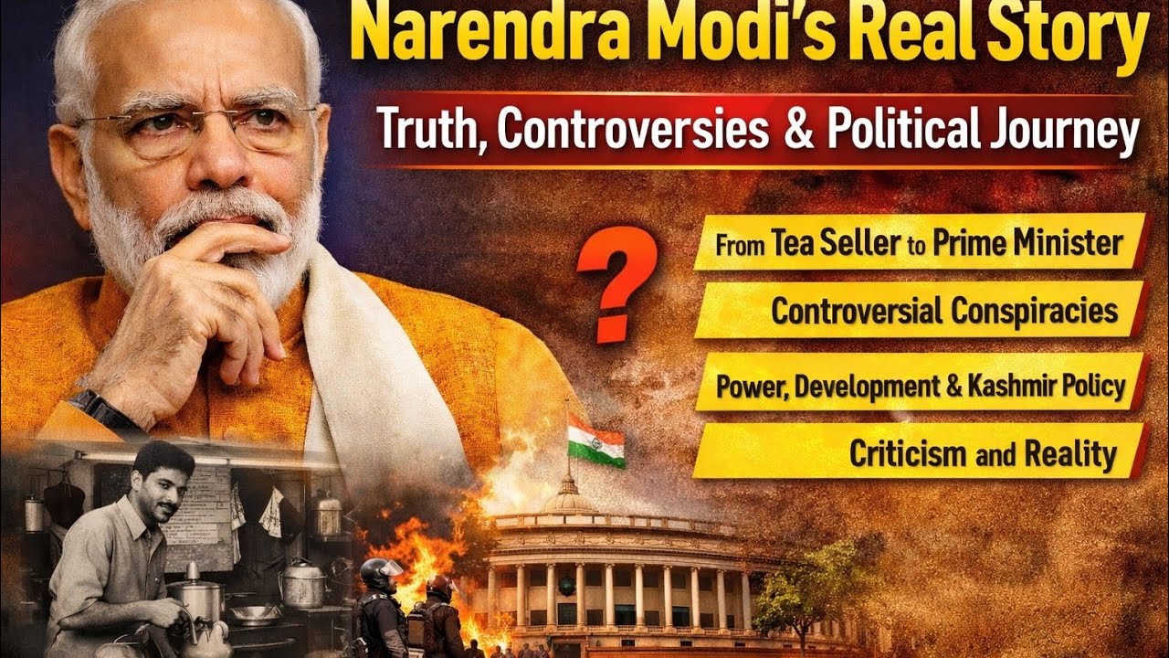 Narendra Modi’s Real Story | Truth, Controversies & Political Journey 