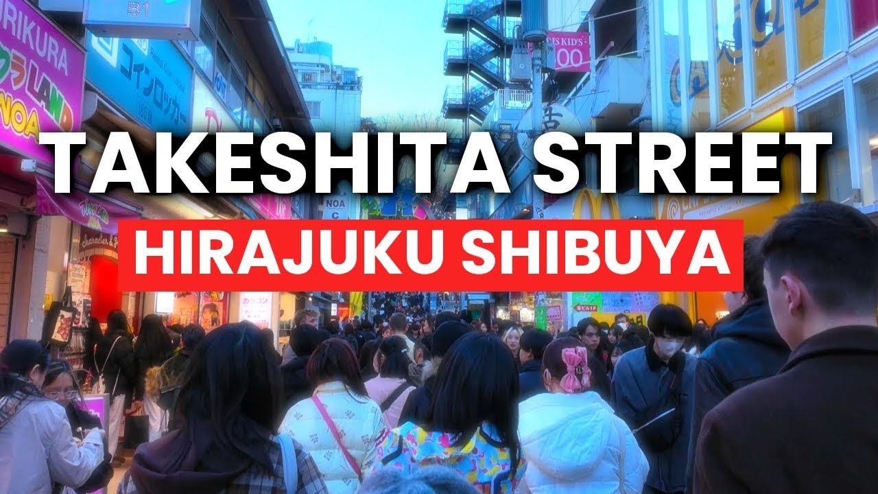 Takeshita Street Walkthrough (Harajuku Shibuya) 🇯🇵 - YouTube