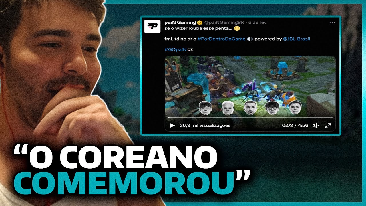MINERVA reage ao POR DENTRO DO GAME da paiN